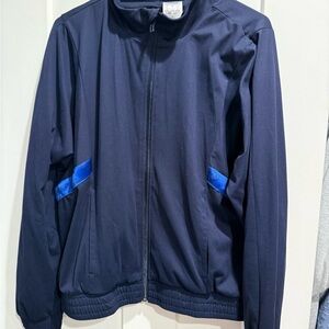 Women’s athletic Navy Blue Track Jacket